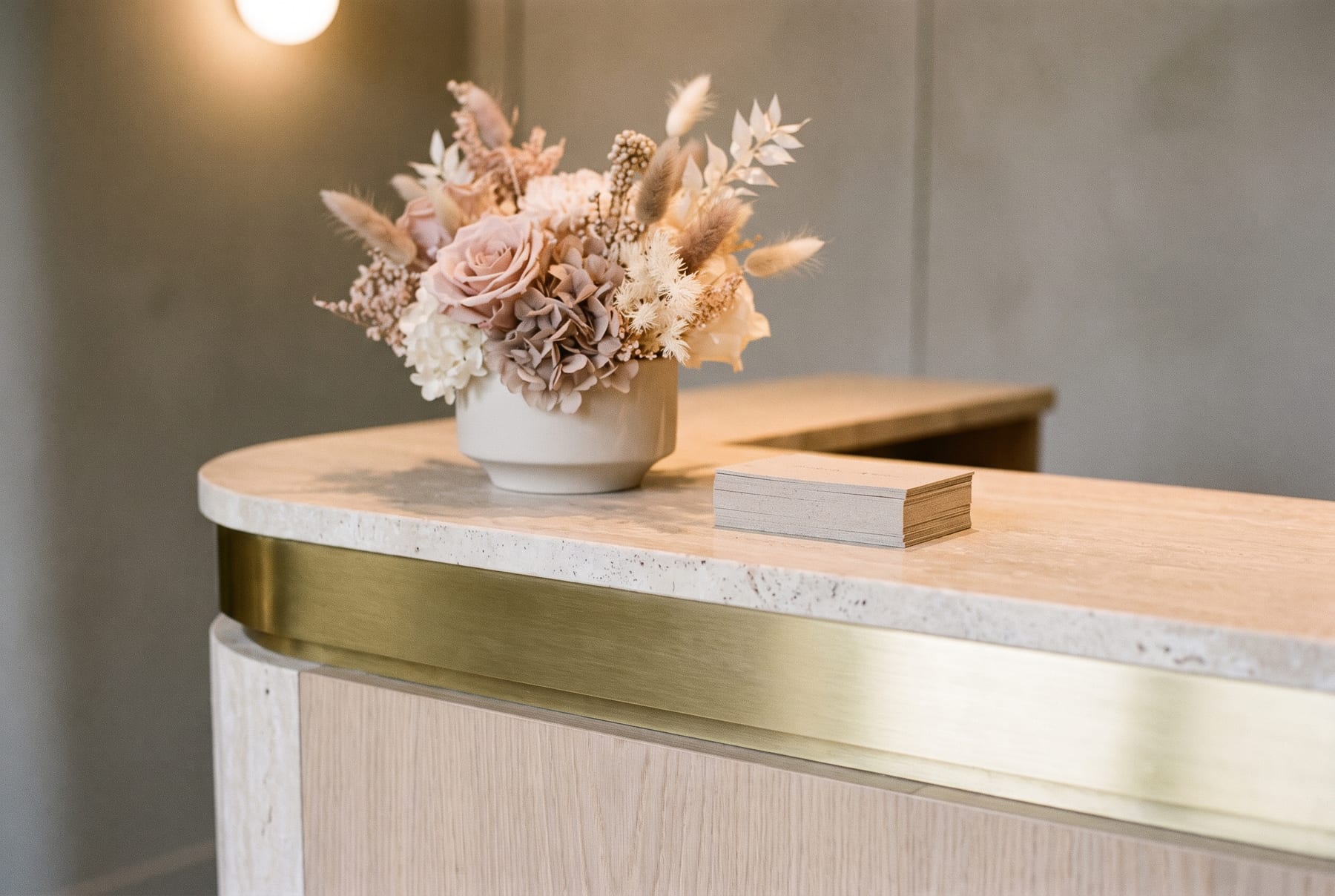 The reception at Amy Salmon Aesthetics